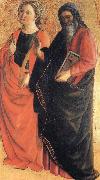 St.Catherine of Alexandria and an Evangelist